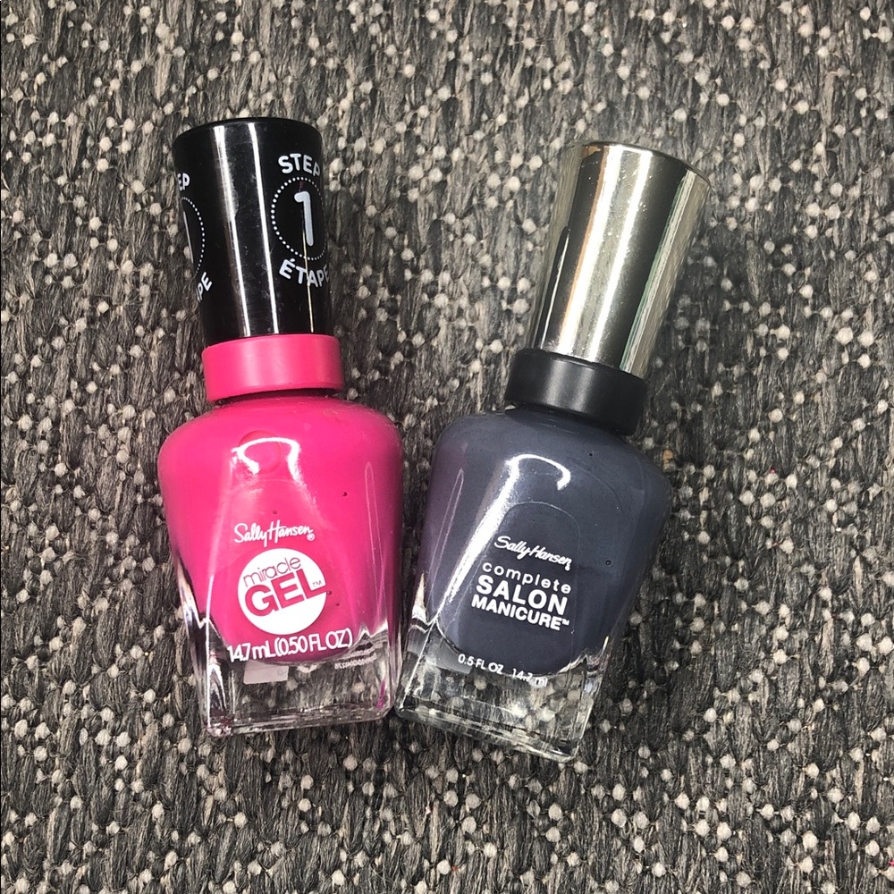 Sally Hansen Nail Polish Set - pink and gray